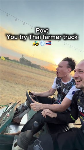 First-Time Experience on a Thai Farmer Truck