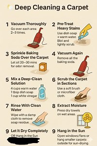 🧼✨ Deep Clean Your Carpet Like a Pro! Save this step-by-step guide to keep your carpets fresh, bright and smelling amazing. Perfect for homes with kids, pets, or high traffic 🏠💛 #CleaningTips #HomeCare #CarpetCleaning #FreshHome #DeepCleanRoutine | Cleaning with Mrs Kay