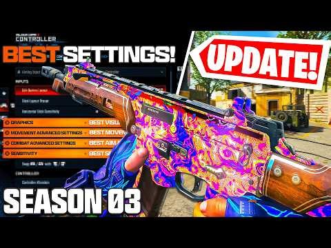 🚨 NEW UPDATE 🚨 CHANGE SETTINGS NOW in BO7 Season 3 🎮 (BO7 Best Settings PS4/PS5/Xbox/PC Aim)