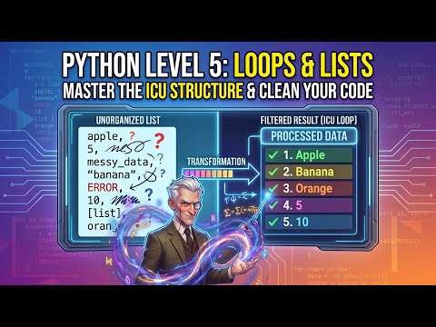 Python Level 5: Writing Loops & Lists for Assignments | CS Basics