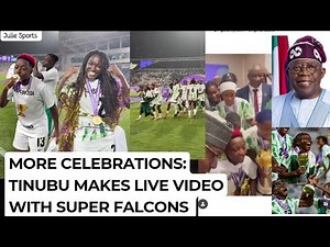 Wafcon finals: Full Celebration Super Falcons Celebrate their Wafcon trophy win against Morocco