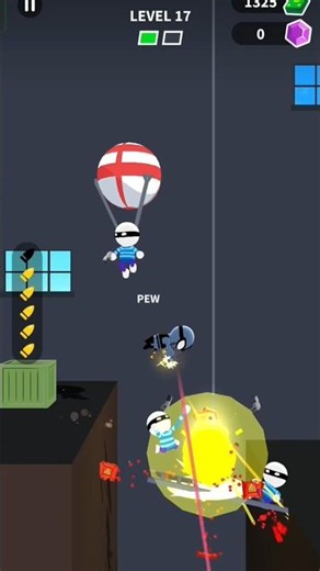 Johnny Trigger level 16 & 17 Gameplay 💥💥#shorts #gaming #johnnytrigger #16 #17