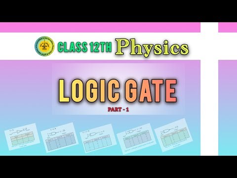 Class 12 Physics semiconductor devices #Logic Gate #physics #semiconductor