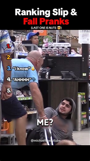Ranking Slip & Fall Pranks