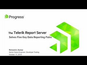 5 Data Reporting Pains Solved with Telerik Report Server