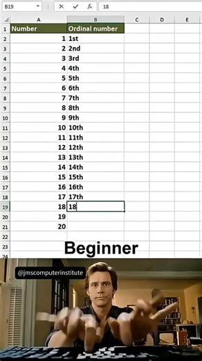 Beginner vs Pro in excel 😱 #excel #office #spreadsheet