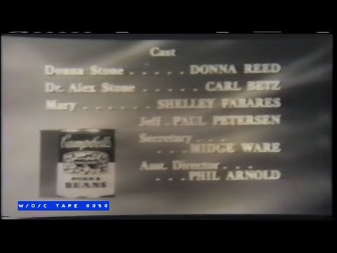 WOC Tape 0050 Commercial Compilation "The Donna Reed Show" - 1960s