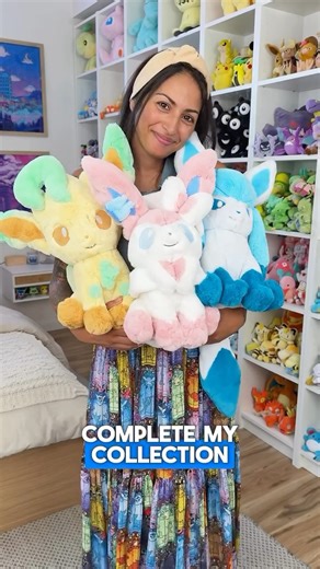 Stepho | Pokémon Collector | Full set COMPLETE ✅ Pokémon just released the final wave of these Comfy Friends Eeveelutions plushies! Most of these are currently out of... | Instagram