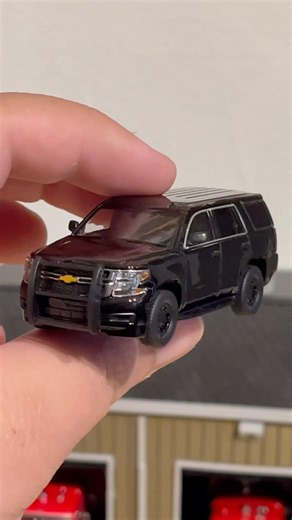 596 Chevrolet Tahoe Black 1/64 scale #596 #diecast #policecars #random #reels #policevehicles #cops
