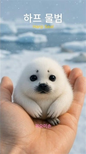 하프 물범 Harp Seal #하프물범 #HarpSeal