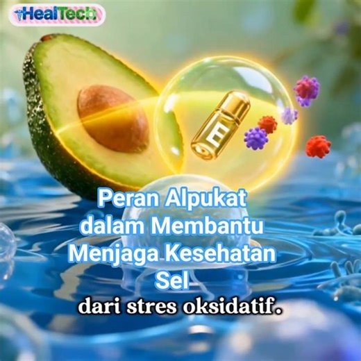 Peran Alpukat dalam Membantu Menjaga Kesehatan Sel #health #tipssehat