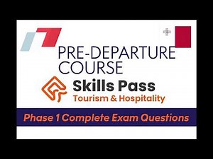 Pre-Departure Course 2026 Phase 1 | Complete Question Guide | Skills Pass Exam | Malta