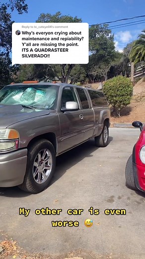 Reply to @tx_cateye04 it’s called living #quadrasteer #fyp #carsoftiktok #trucksoftik #diy #mechanicsoftiktok #minicooper