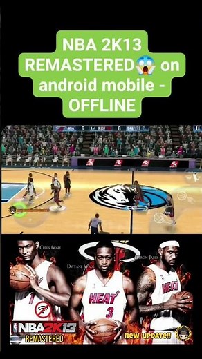 Nba 2k13 Remastered on android mobile #nba2k13 #mhondmhondgames