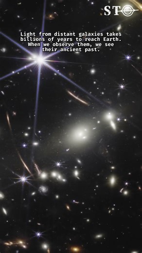 When We Look at Distant Galaxies, We See the Past #cosmos #shorts