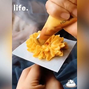 How to Pipe Realistic Buttercream Cherry Blossom | Yummy