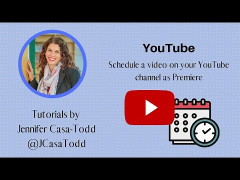 Set a YouTube video as Premiere and then change visibility to unlisted