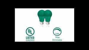 Watch Green light bulbs A19 9W for halloween on Amazon Live