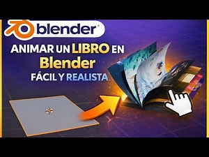 How to animate a book opening in Blender | Realistic animation step by step