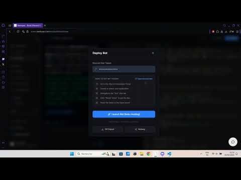 Sentryax - Create custom Discord bots just by describing them