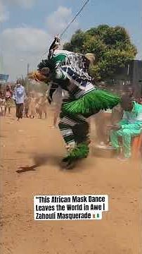 Zahouli African Mask Dance Leaves the World in Awe | Zahouli Masquerade 🇨🇮