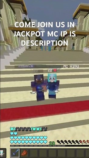 COME JOIN US IN JACKPOT MC IP IS IN THE COMMENTS #jackpotmc #minecraft #minecraftserver