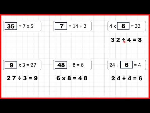 Solve missing number problems for multiplication and division | Division | Year 3