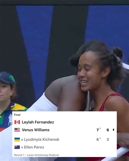 Venus Williams wins in doubles with Leylah Fernandez‼️ It is WIlliams' first major doubles win since 2018 ❤️ | espnW