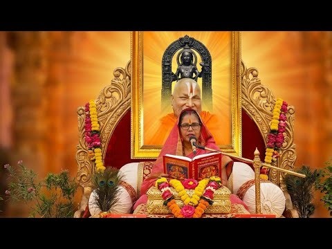 Tulsi Sangathan is live! Meaningful #World Guru Shri Ram Bhadracharya Ji Maharaj #Hindi Language ...