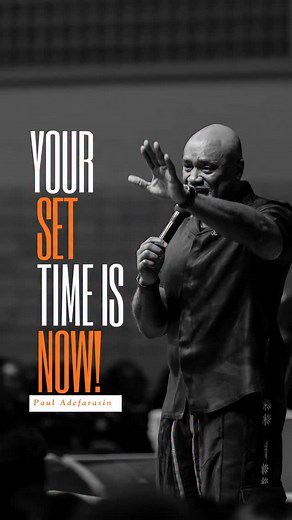 2.5K views · 485 reactions | Your set time is now. You are the Imago Dei—made in His image, backed by His authority, and released for His purpose. Walk into what Heaven has already appointed for you. | Paul Adefarasin | Facebook