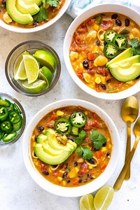 Instant Pot Taco Soup (Vegetarian   Gluten Free!) - The Girl on Bloor