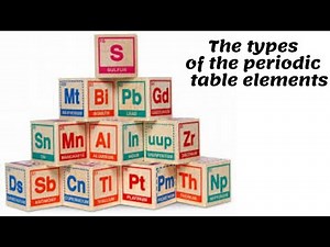 11- types of periodic table elements (2nd year secondary first term)