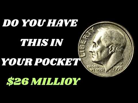 1991 Roosevelt Dime Worth Money? Rare Errors & Auction Records Explained