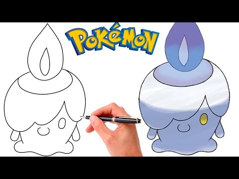 How To Draw LITWICK POKEMON #607 | Generation 5