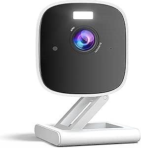 2PCs Indoor Security Camera Wireless, 4MP HD WiFi Home Security Camera with Magnetic Mount, Window Camera for Indoor Use, AI Motion Detection, 24/7 Recording, No Subscription, 2-Way Audio, Works Alexa