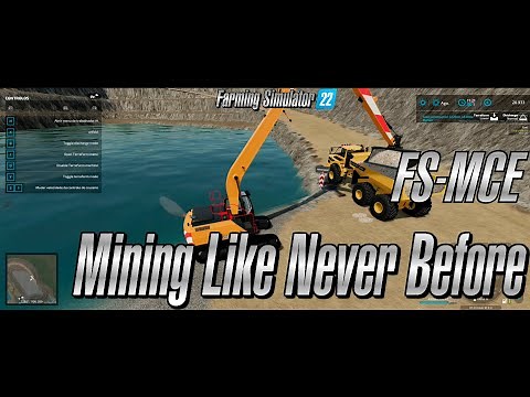 FS22 MCE TCBO | Lets Dig, Produce and load Riversand on MCE TCBO FS22