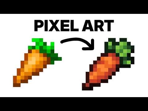Re-Texturing Minecraft - Carrot Pixel Art Process - How to Create Your Own Minecraft Resource Pack