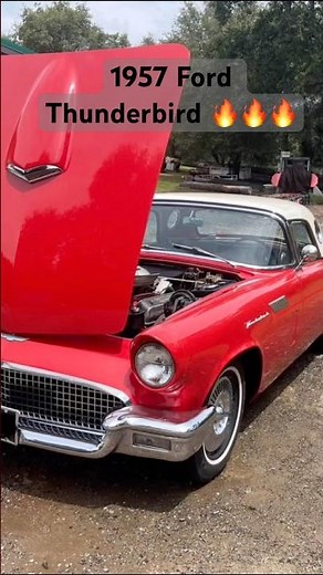 1957 Ford Thunderbird #classiccars #classiccars #ford