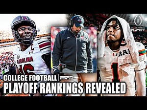 Conference Championship College Football Playoff Rankings REVEALED 👀 | ESPN College Football