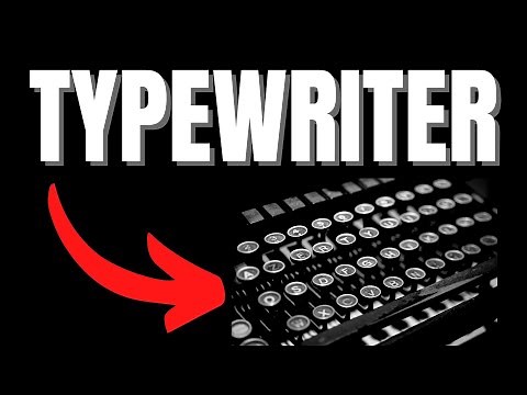 TYPEWRITER SOUND EFFECT - Typing On Typewriter Sound Effect And Video - SOUND FX | VIDEO FX