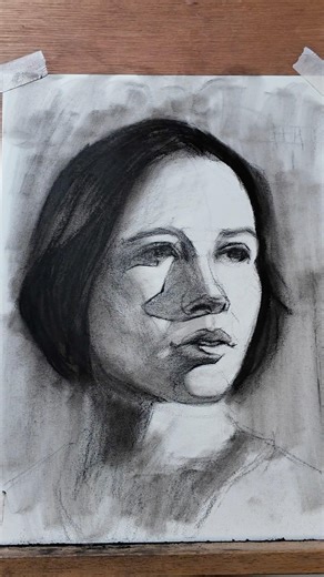 Can you draw this portrait. #stepbystepdrawing #portraitdrawing #portraitart