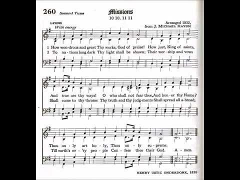 How Wondrous and Great Thy Works (Lyons)