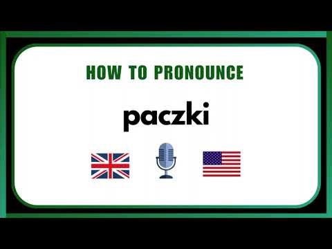 How to Pronounce Paczki | Correct English & Polish Pronunciation