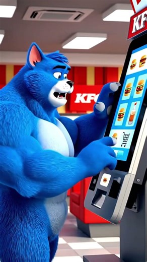 Gym Cat’s KFC Date Gone Wrong! 😂 Muscles to Big Belly | Heart-Touching Animation #catshorts