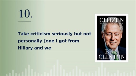 11K views · 407 reactions | Here are my 12 Rules of Politics that I detailed in CITIZEN — right from the horse’s mouth. https://www.billclintonlive.com/my-new-book | President Bill Clinton | Facebook