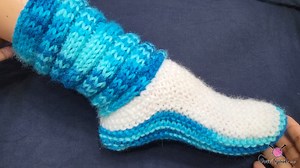 4.1K views · 157 reactions | Botín zapatos de caña alta a dos agujas con ajuste acanalado. ✅  Se MIEMBRO de Vivirtejiendo: https://facebook.com/becomesupporter/VivirTejiendo | VivirTejiendo | Facebook