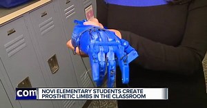 Local students create prosthetic limbs for kids