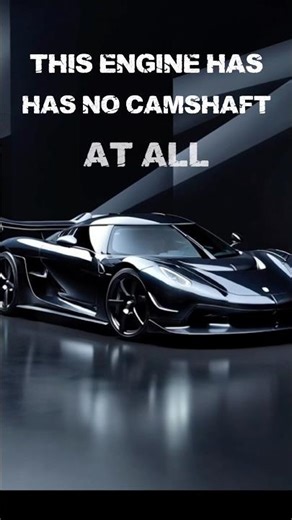 This Engine Has No Camshaft 😳 Koenigsegg Jesko Explained #shorts #howitworks