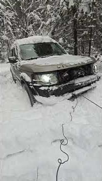 LR Discovery 4 in deep snow(vol.4)/Дискавери в глубоком снегу. #automobile #offroad #landrover #snow