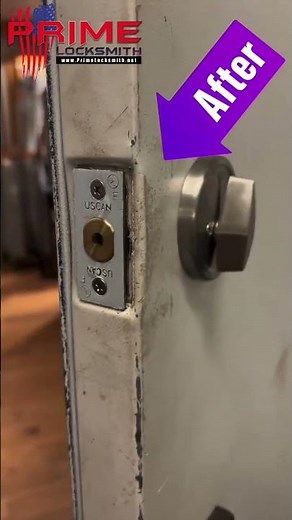 🔒 Installation of deadbolt on commercial door 🚪 | Commercial | Prime Locksmith Las Vegas